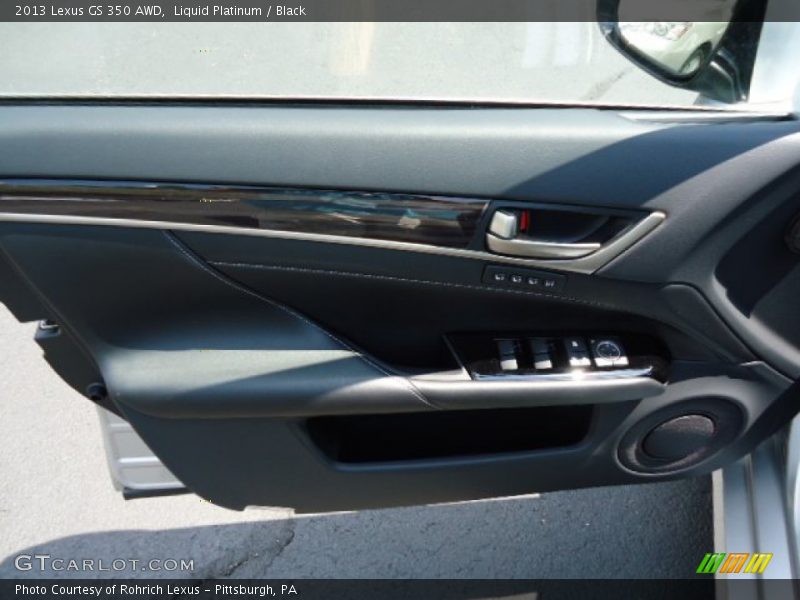 Liquid Platinum / Black 2013 Lexus GS 350 AWD