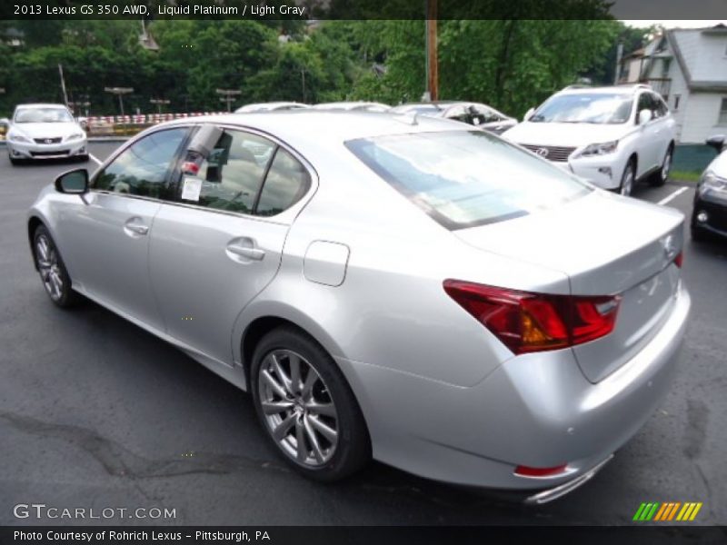 Liquid Platinum / Light Gray 2013 Lexus GS 350 AWD