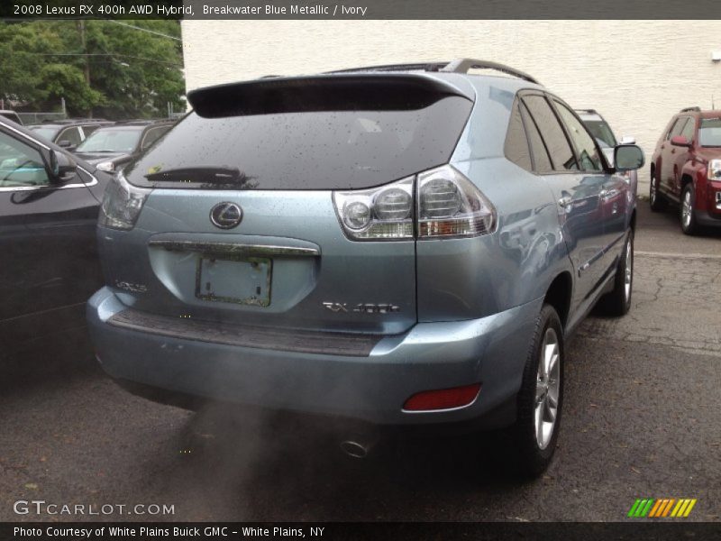 Breakwater Blue Metallic / Ivory 2008 Lexus RX 400h AWD Hybrid