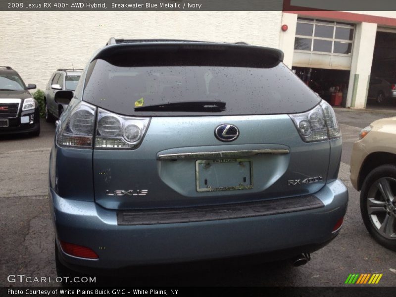 Breakwater Blue Metallic / Ivory 2008 Lexus RX 400h AWD Hybrid