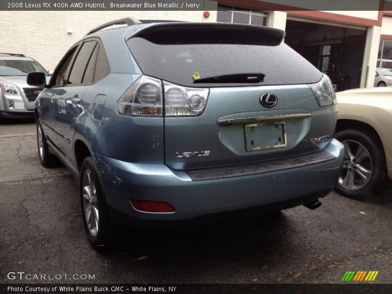 Breakwater Blue Metallic / Ivory 2008 Lexus RX 400h AWD Hybrid
