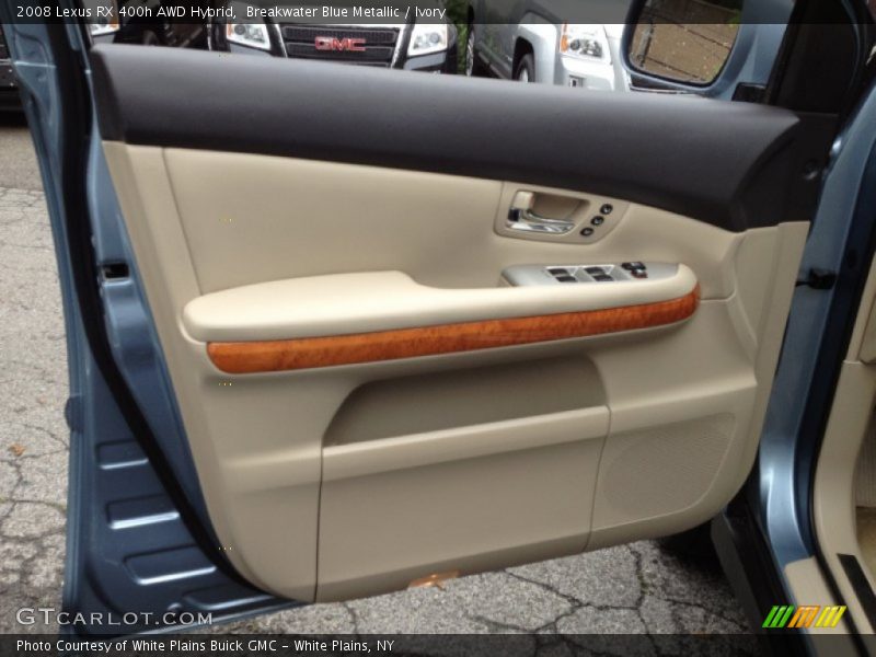 Breakwater Blue Metallic / Ivory 2008 Lexus RX 400h AWD Hybrid