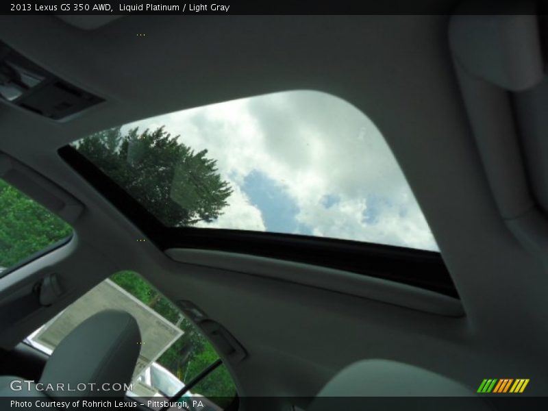 Liquid Platinum / Light Gray 2013 Lexus GS 350 AWD
