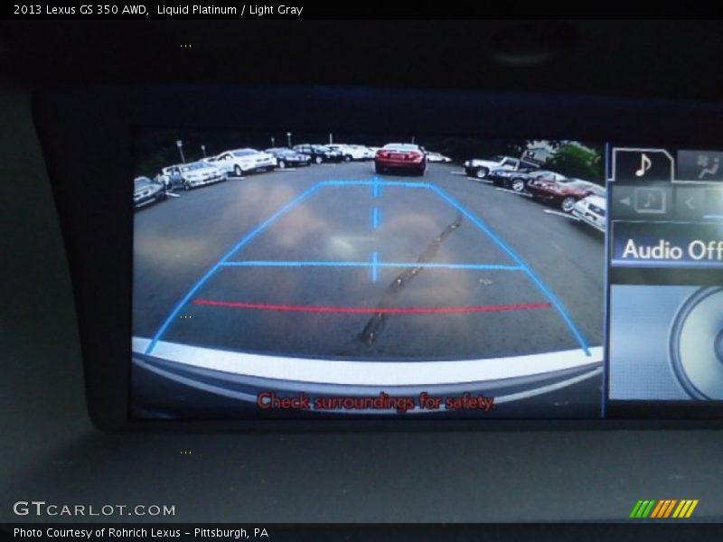 Liquid Platinum / Light Gray 2013 Lexus GS 350 AWD