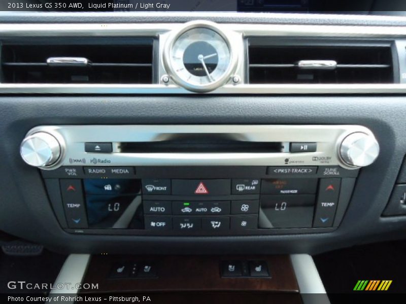 Liquid Platinum / Light Gray 2013 Lexus GS 350 AWD