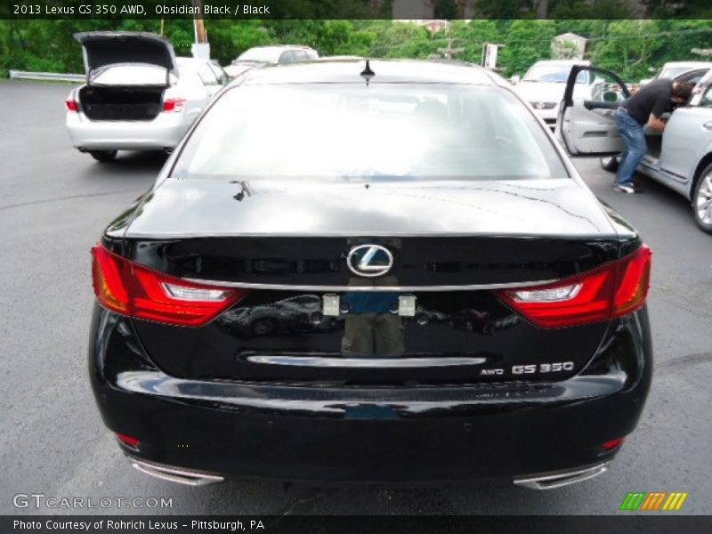 Obsidian Black / Black 2013 Lexus GS 350 AWD