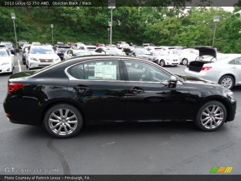 Obsidian Black / Black 2013 Lexus GS 350 AWD