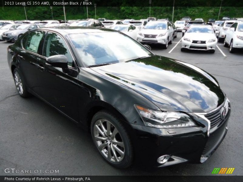 Obsidian Black / Black 2013 Lexus GS 350 AWD