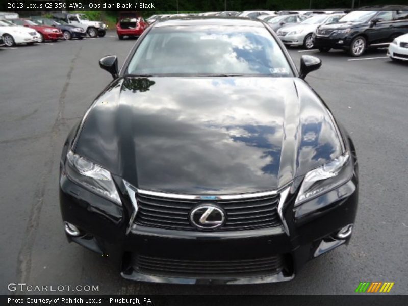 Obsidian Black / Black 2013 Lexus GS 350 AWD