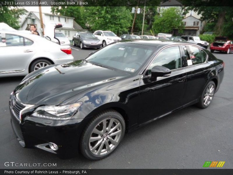 Obsidian Black / Black 2013 Lexus GS 350 AWD