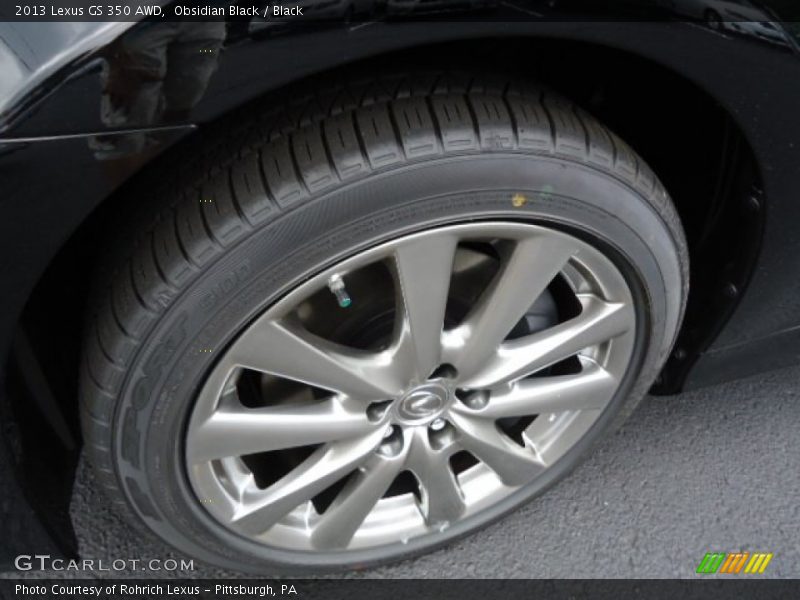 Obsidian Black / Black 2013 Lexus GS 350 AWD
