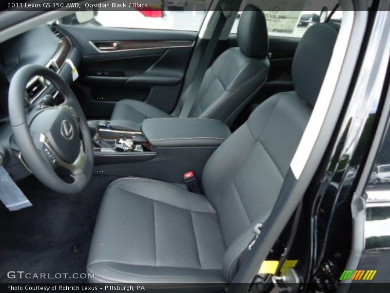 Obsidian Black / Black 2013 Lexus GS 350 AWD