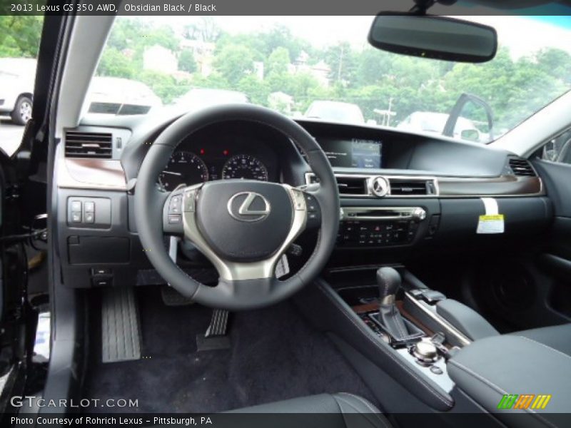 Obsidian Black / Black 2013 Lexus GS 350 AWD
