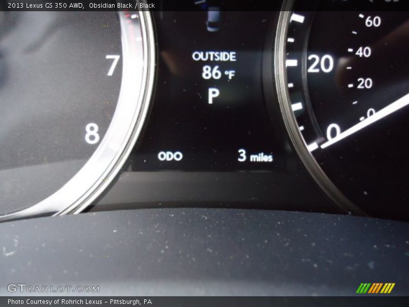 Obsidian Black / Black 2013 Lexus GS 350 AWD