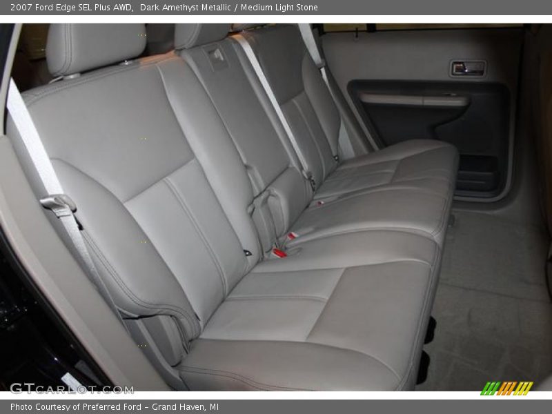 Rear Seat of 2007 Edge SEL Plus AWD