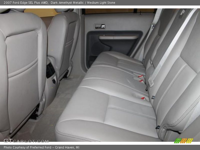 Dark Amethyst Metallic / Medium Light Stone 2007 Ford Edge SEL Plus AWD