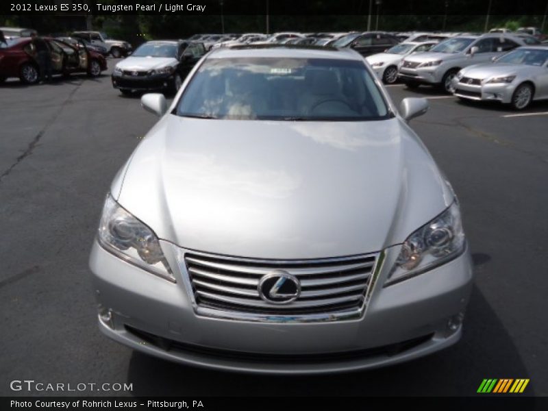 Tungsten Pearl / Light Gray 2012 Lexus ES 350