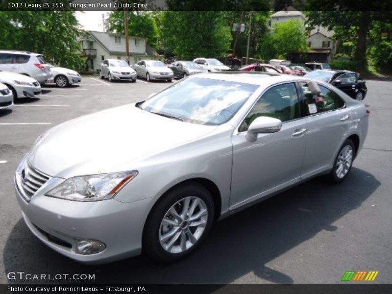 Tungsten Pearl / Light Gray 2012 Lexus ES 350