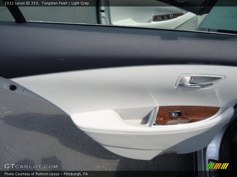 Tungsten Pearl / Light Gray 2012 Lexus ES 350