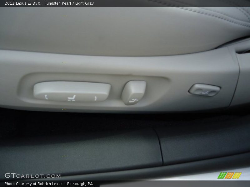 Tungsten Pearl / Light Gray 2012 Lexus ES 350