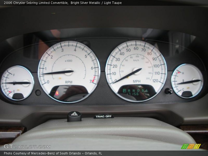 Bright Silver Metallic / Light Taupe 2006 Chrysler Sebring Limited Convertible