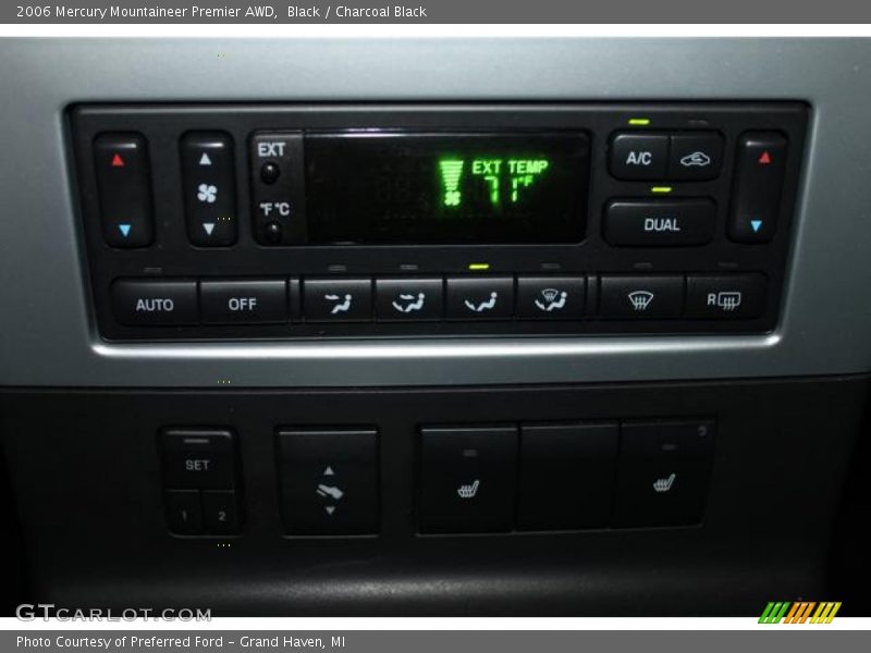 Controls of 2006 Mountaineer Premier AWD