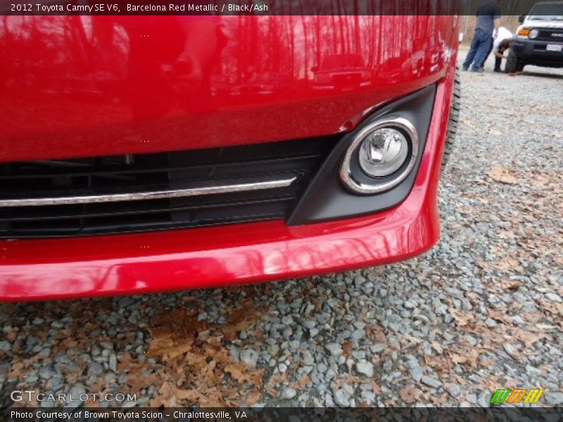 Barcelona Red Metallic / Black/Ash 2012 Toyota Camry SE V6