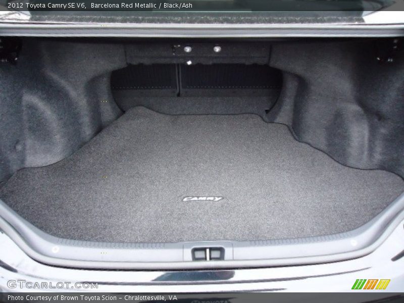 Barcelona Red Metallic / Black/Ash 2012 Toyota Camry SE V6