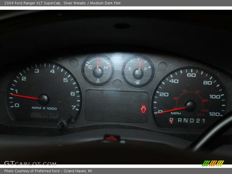 Silver Metallic / Medium Dark Flint 2004 Ford Ranger XLT SuperCab