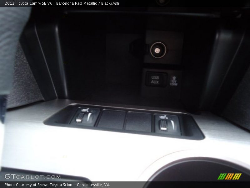 Barcelona Red Metallic / Black/Ash 2012 Toyota Camry SE V6