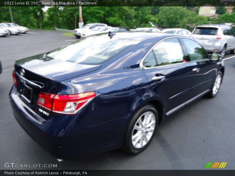 Deep Sea Blue Mica / Parchment 2012 Lexus ES 350