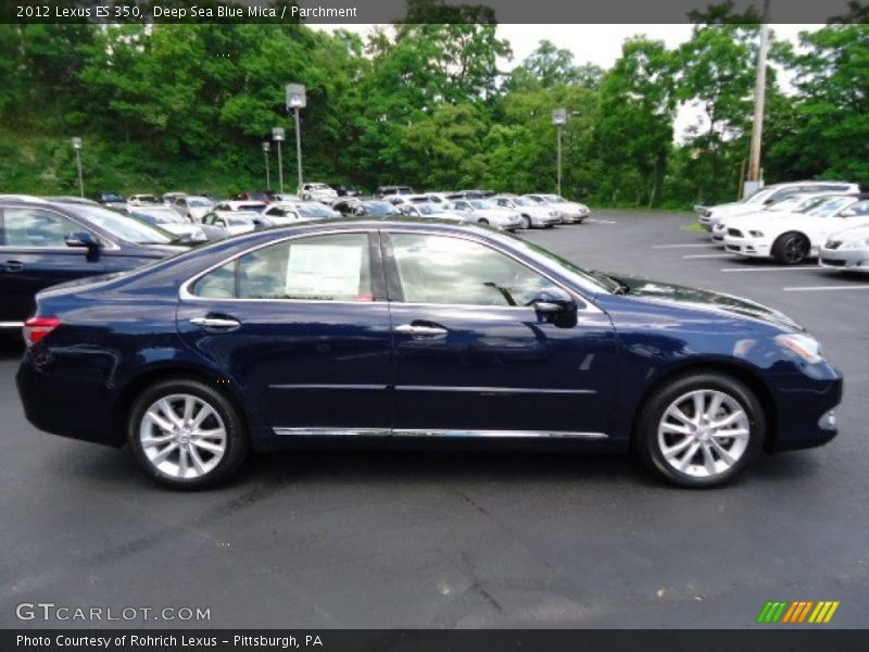 Deep Sea Blue Mica / Parchment 2012 Lexus ES 350