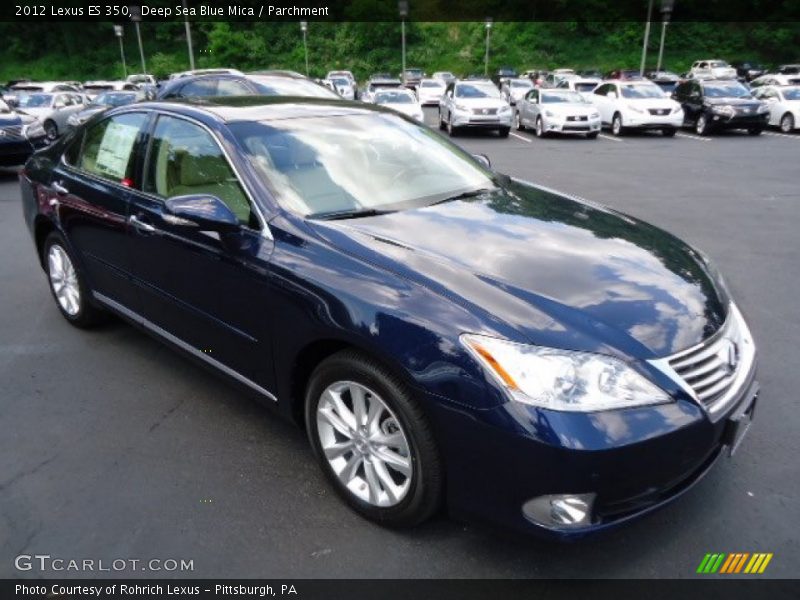 Deep Sea Blue Mica / Parchment 2012 Lexus ES 350