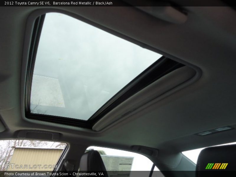 Barcelona Red Metallic / Black/Ash 2012 Toyota Camry SE V6