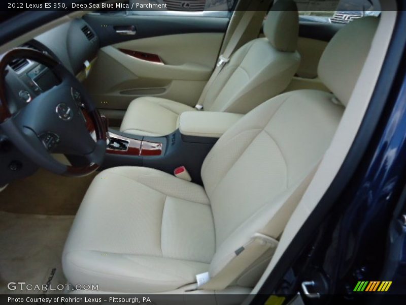 Deep Sea Blue Mica / Parchment 2012 Lexus ES 350