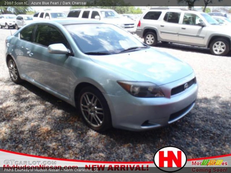 Azure Blue Pearl / Dark Charcoal 2007 Scion tC