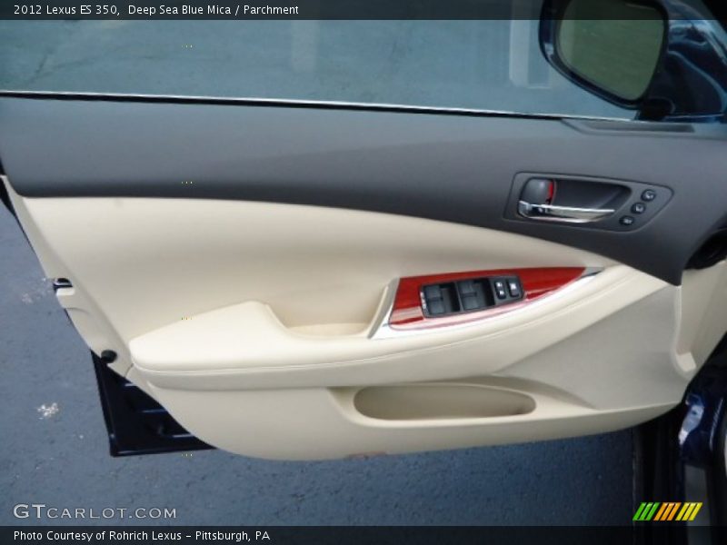 Deep Sea Blue Mica / Parchment 2012 Lexus ES 350