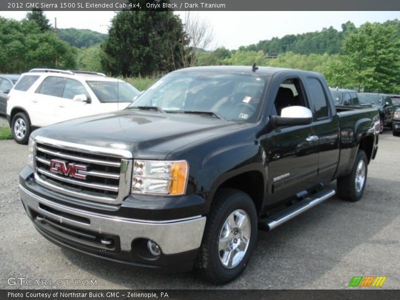 Onyx Black / Dark Titanium 2012 GMC Sierra 1500 SL Extended Cab 4x4