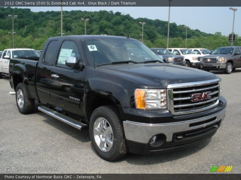 Onyx Black / Dark Titanium 2012 GMC Sierra 1500 SL Extended Cab 4x4