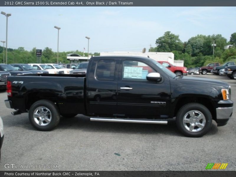 Onyx Black / Dark Titanium 2012 GMC Sierra 1500 SL Extended Cab 4x4