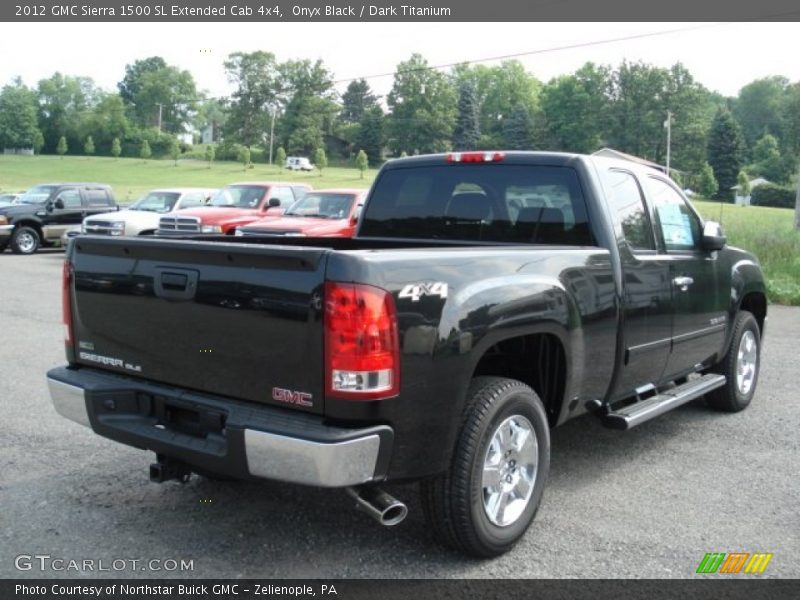 Onyx Black / Dark Titanium 2012 GMC Sierra 1500 SL Extended Cab 4x4