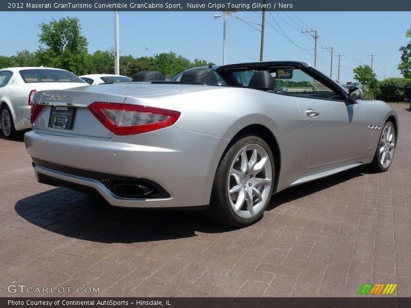 Nuovo Grigio Touring (Silver) / Nero 2012 Maserati GranTurismo Convertible GranCabrio Sport