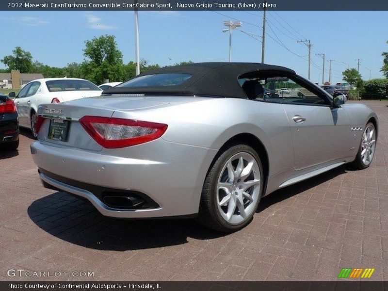 Nuovo Grigio Touring (Silver) / Nero 2012 Maserati GranTurismo Convertible GranCabrio Sport
