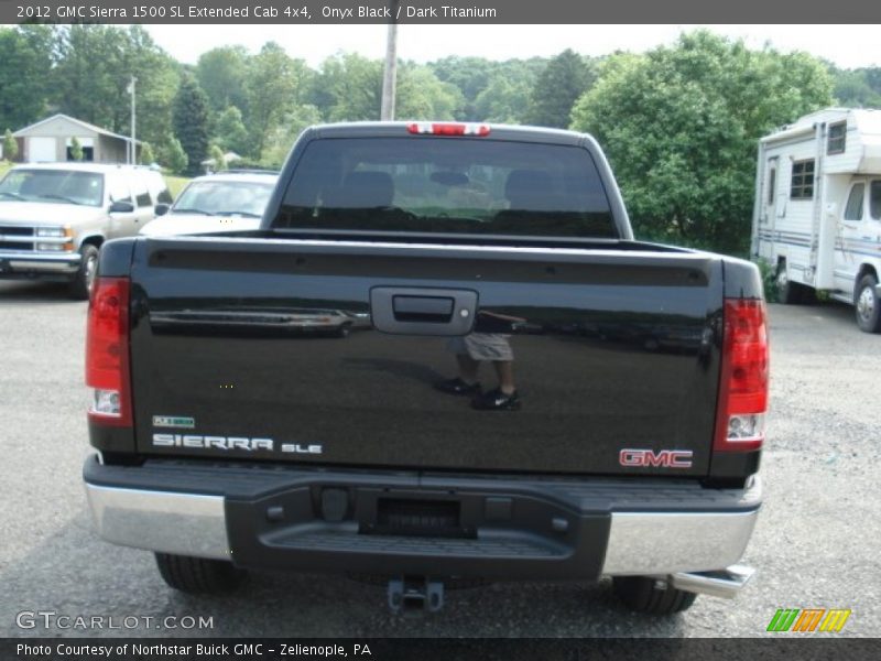 Onyx Black / Dark Titanium 2012 GMC Sierra 1500 SL Extended Cab 4x4