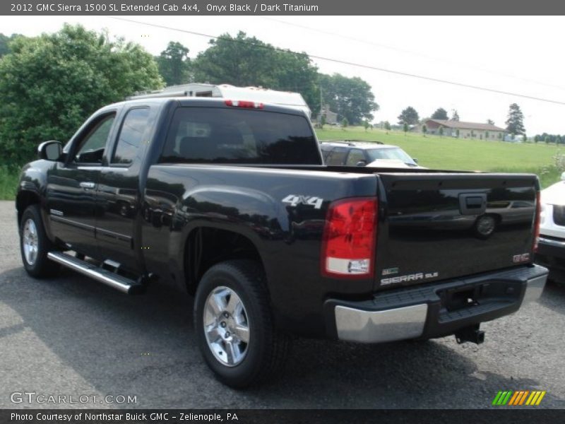 Onyx Black / Dark Titanium 2012 GMC Sierra 1500 SL Extended Cab 4x4