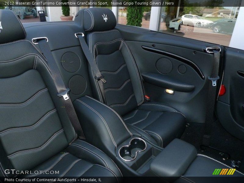 Rear Seat of 2012 GranTurismo Convertible GranCabrio Sport