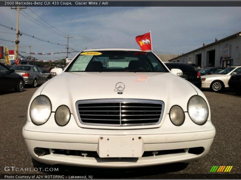 Glacier White / Ash 2000 Mercedes-Benz CLK 430 Coupe