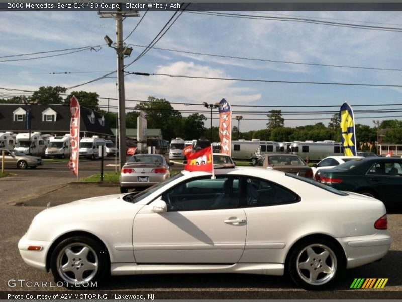 Glacier White / Ash 2000 Mercedes-Benz CLK 430 Coupe
