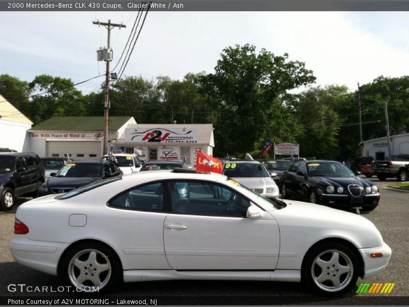 Glacier White / Ash 2000 Mercedes-Benz CLK 430 Coupe