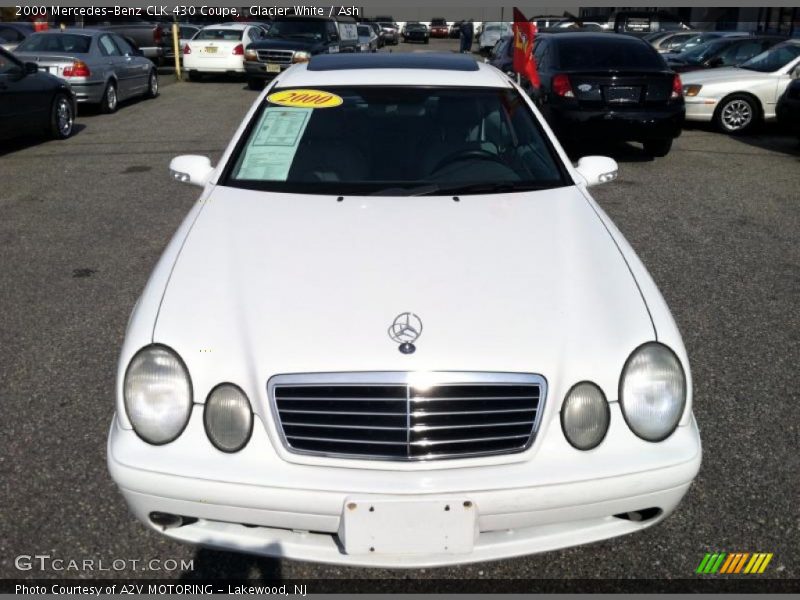 Glacier White / Ash 2000 Mercedes-Benz CLK 430 Coupe